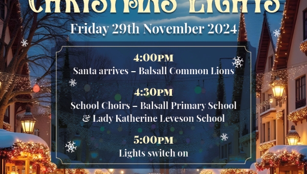 Christmas Lights Switch On Friday 29th December 2024